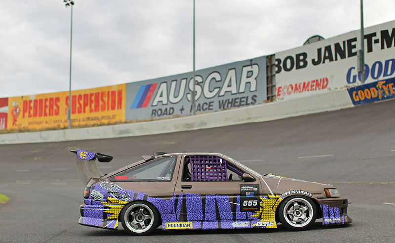 Corolla AE85 drifting rotary