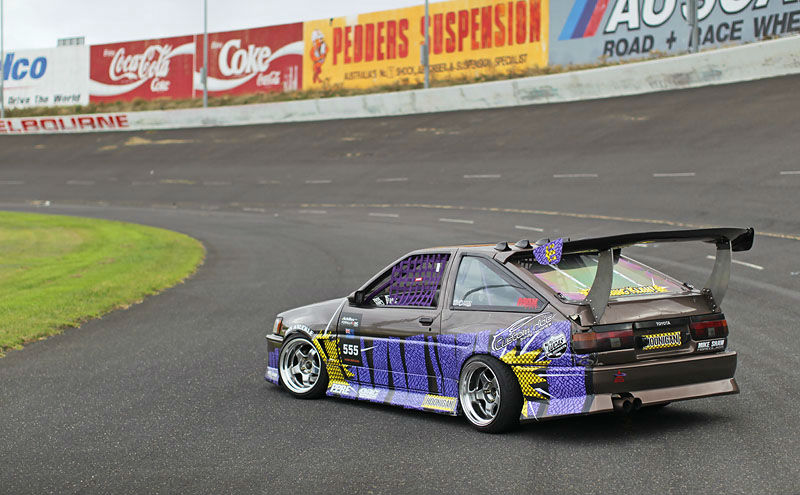 Corolla AE85 drifting rotary