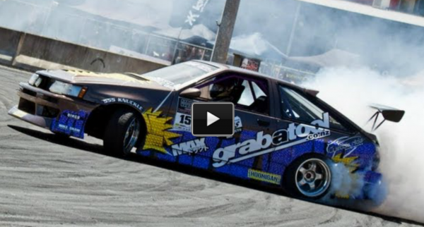 Corolla AE85 drifting rotary