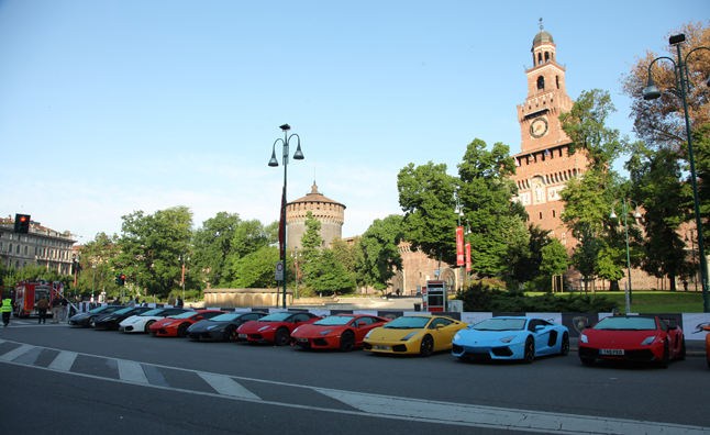 350 Lamborghinis
