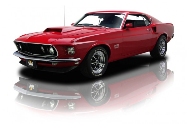 red 1969 Ford Mustang Boss 429 rk motors v