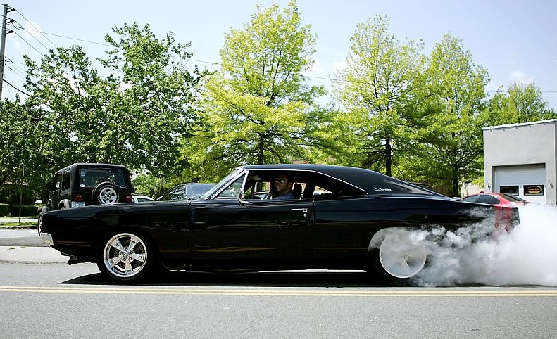 1968 Twin Turbo Dodge Charger at SEMA 2011