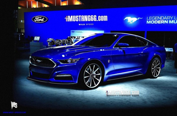 2015 Mustang Render (Blue) - Mustang6G