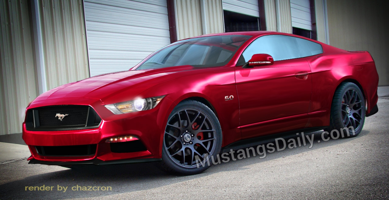 2015 Mustang Rendering