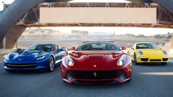 Chevrolet Corvette C7 vs Ferrari F12 Berlinetta vs Porsche 911 C4S