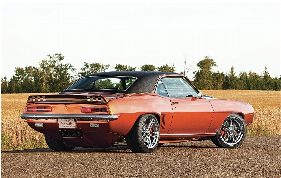 Chevrolet Camaro 1969 orange 4