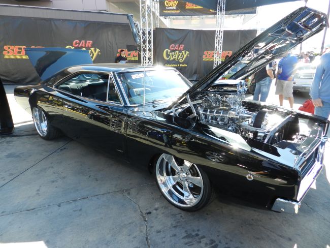 1968 Twin Turbo Dodge Charger at SEMA 2011