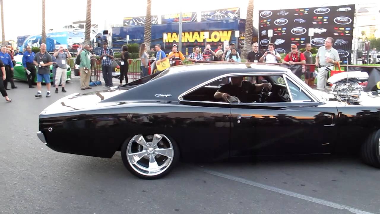 1968 Twin Turbo Dodge Charger at SEMA 2011