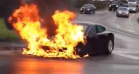 Tesla Burning