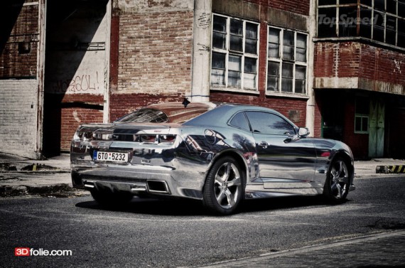 chrome chevrolet camaro