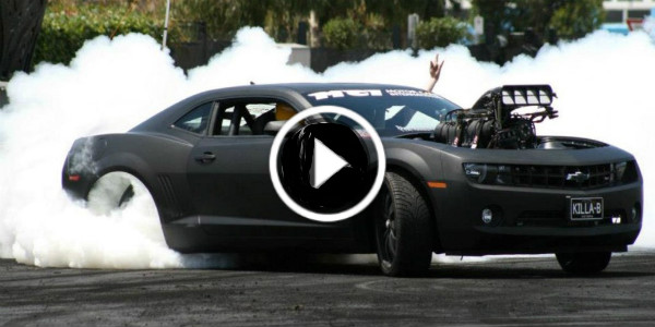 Crazy Big Block Camaro Burnout 2