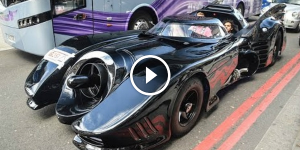 Amazing BATMOBILE Car on the Streets of London! Insane Car & Awesome Footage