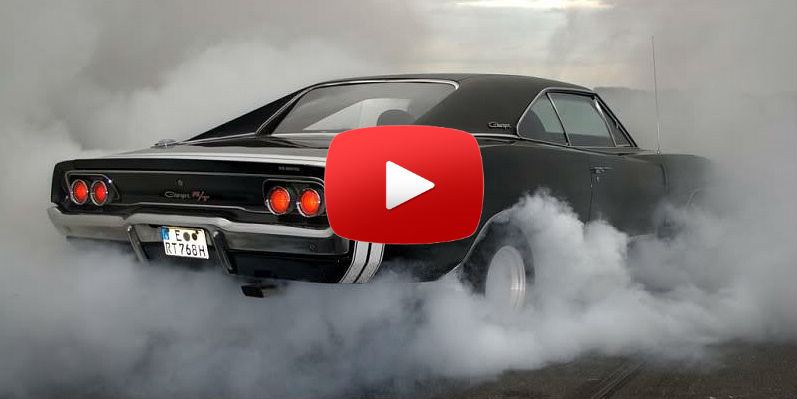 muscle car party burnout