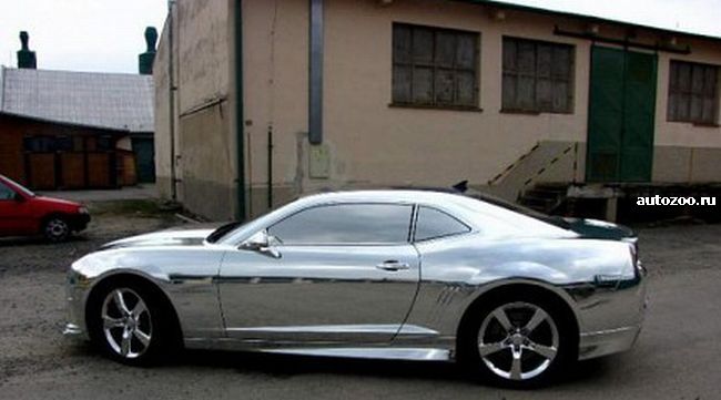 chrome chevrolet camaro