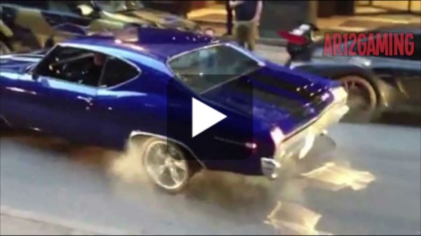 chevy chevelle ss burnout