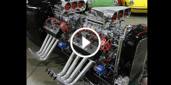 1932 Ford Sedan Named Twice Blown 2500 HP 2