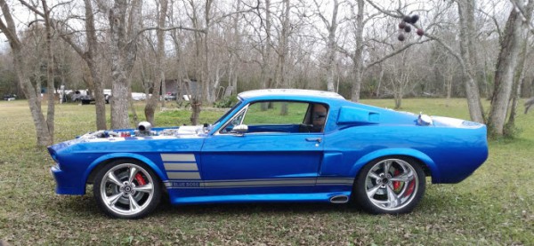 1967 Ford Mustang-BLUE BOSS