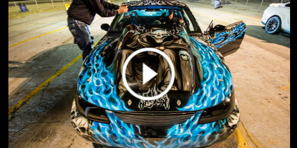 CRAZY Mustang Paint Job Insane 1600HP Nitrous Mustang 2