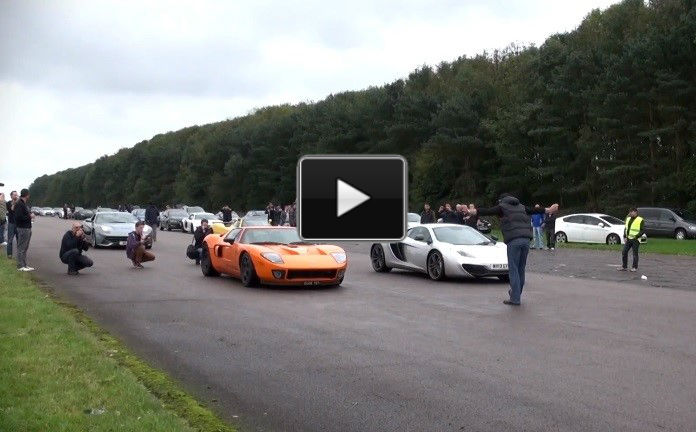 Ford GT Mirage vs mclaren 12c