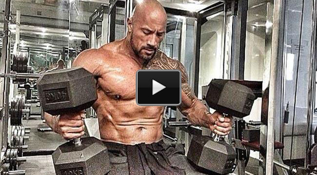 Dwayne The Rock Johnson Workout 2013