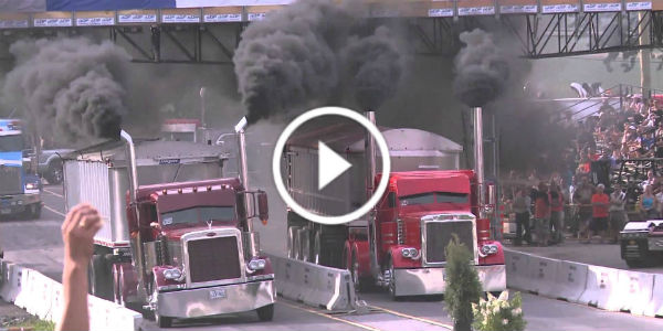 truck drag race 71 Sébastien Gagnon COGA vs 13 Vincent Couture 2