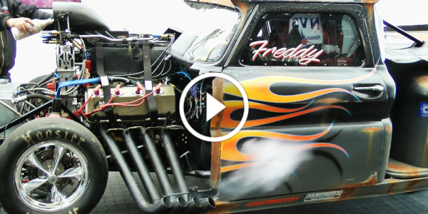 DRAG RACE 2600HP Fast Freddy Prom Mood - World Fastest Pickup Truck! DEMONIC SOUND! 2