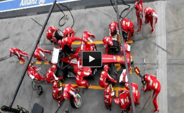 fastest pit stop ferrari f1