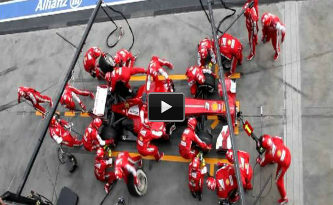 fastest pit stop ferrari f1