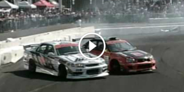 Best TWIN DRIFT TANDEM Ken Nomura ER34 533ps Blitz Skilyne VS Nobushige Kumakubo GDB 430ps 1