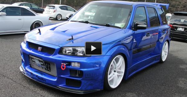 500HP Turbocharged B18C Engine CR V With R34 Front Bumper