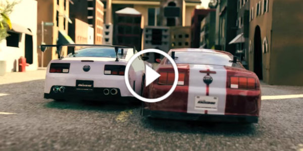 RC Car Chase – All Made Out of Cardboard Spray Paint & Hot Glue 2