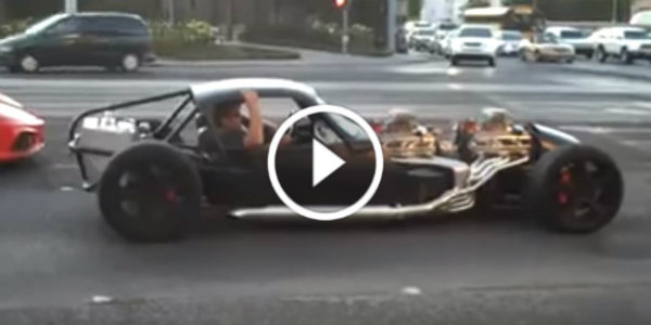 Twin Engine car hot rod vehicle 4