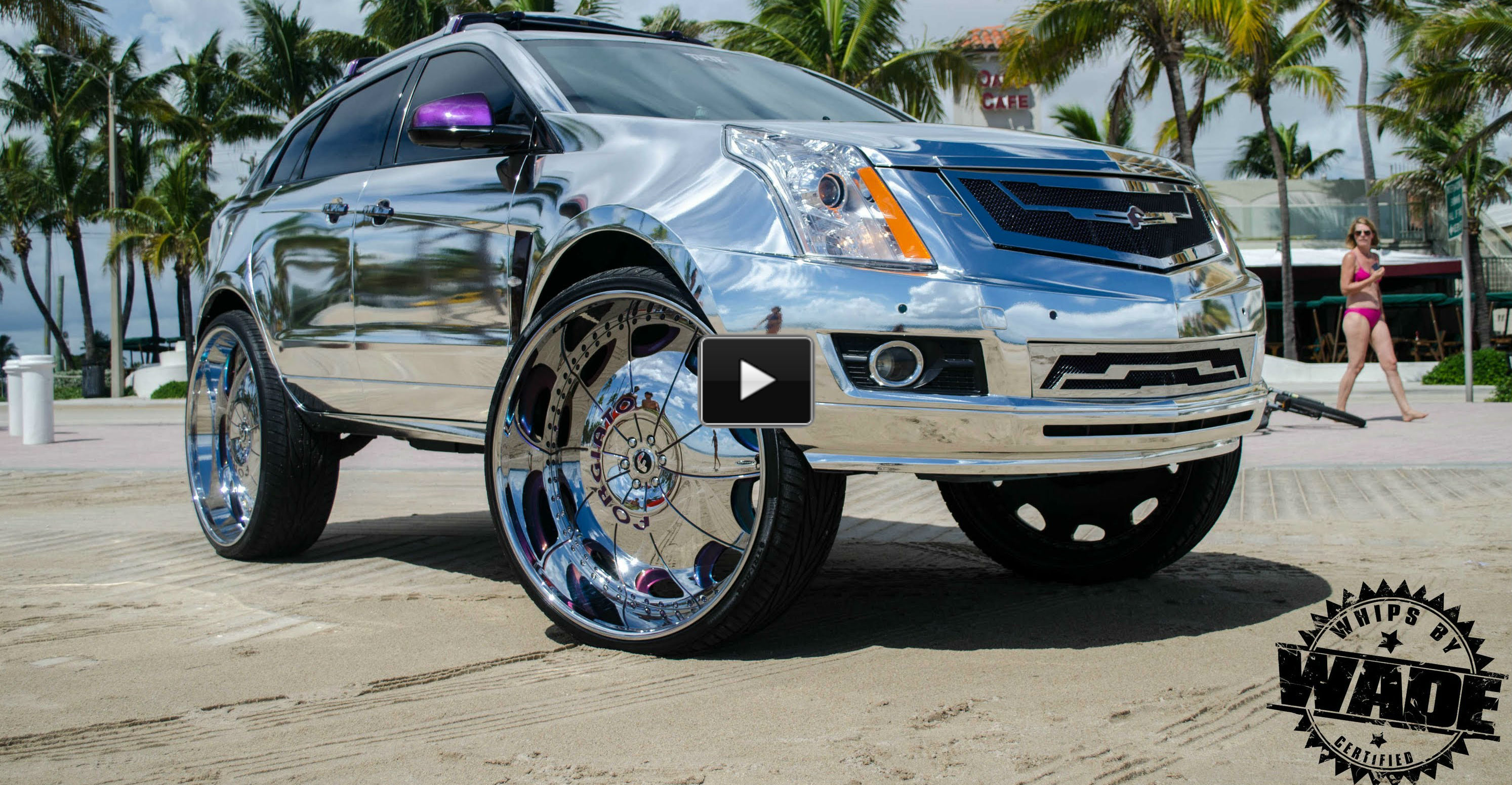 all Chrome SRX big rims