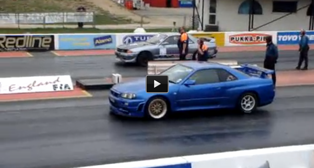 nissan gtr vs tr r32 HKS Drag Series