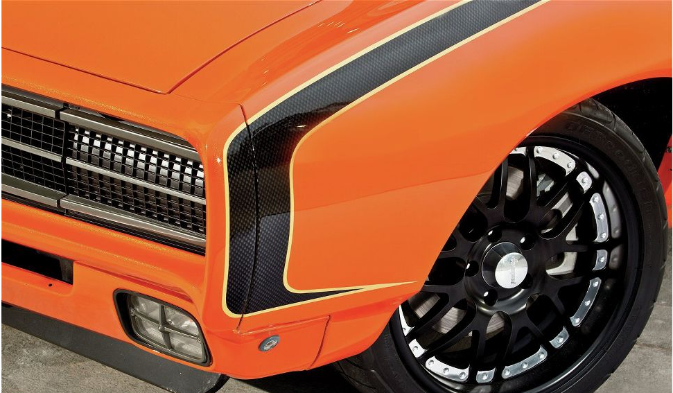 1969 pontiac gto rear profile