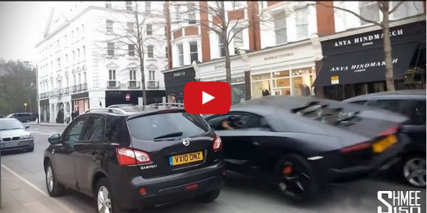 Aventador Crash impact moment