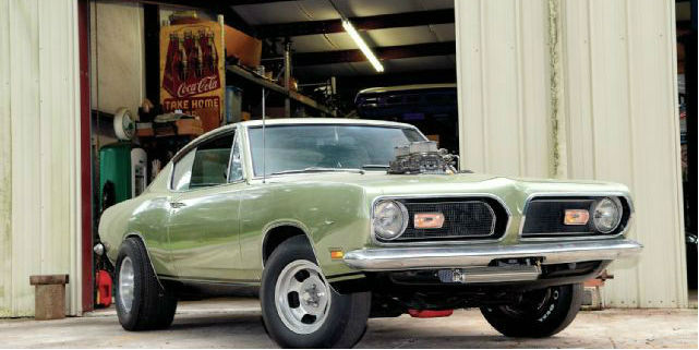1969 plymouth barracuda oldtimer car