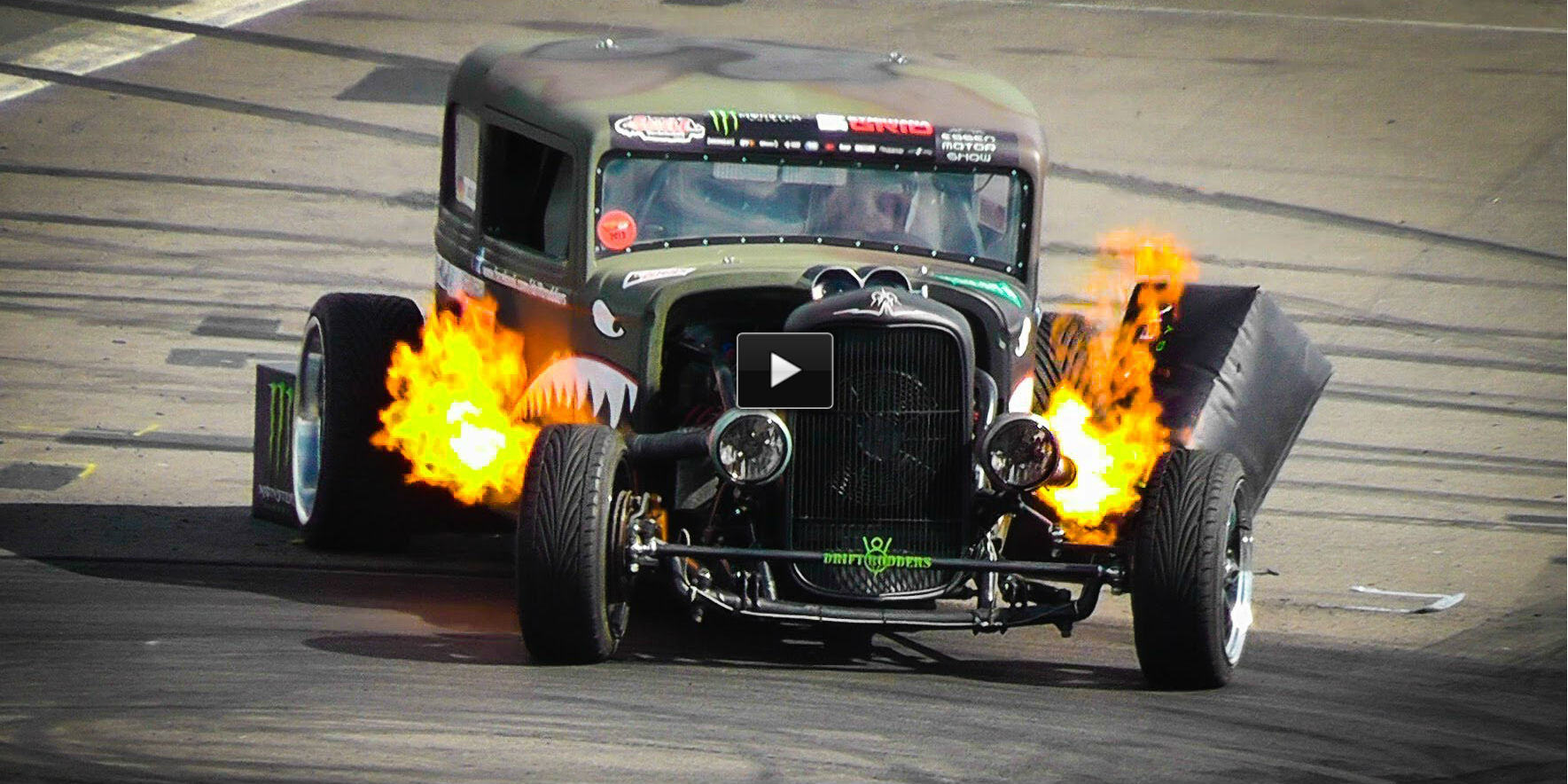 1929 Ford flamethrower rat rod