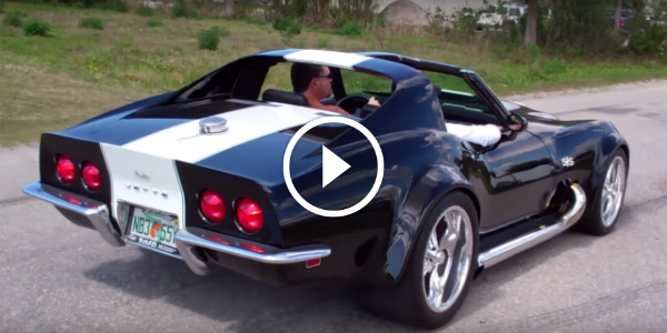 1000HP+ 1969 Twin Turbo Corvette Side Pipes