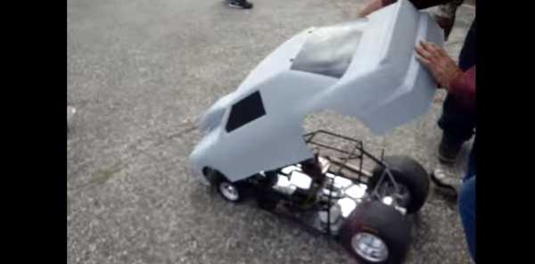 14 RC dragster Pro Stock RC Custom Nitrous 90 cc engine toy 2