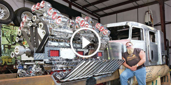 Best Semi Truck Engine 3400 Horsepower 1704 ci 24 Cylinders 2