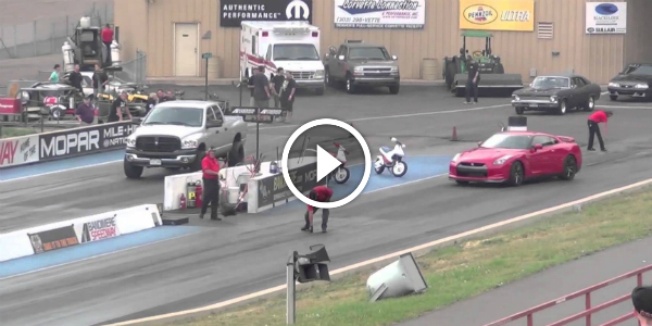 Dodge Ram Cummins DESTROYS Nissan GTR! Is There A DEMON Under That Truck's Hood 141