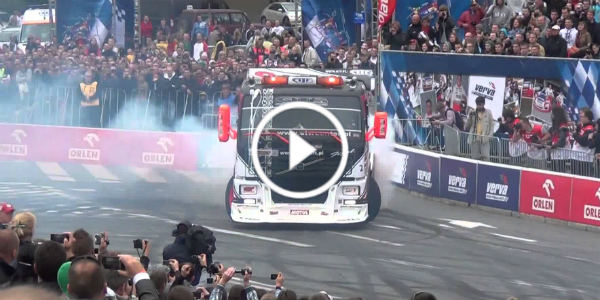Drifting With The Volvo FM12 Truck Poland 2 Volvo FM12