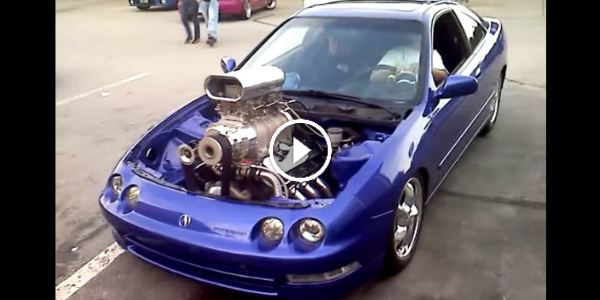 EPIC Acura with a 454 big block with a Blower! 31 Blown 454 Big Block