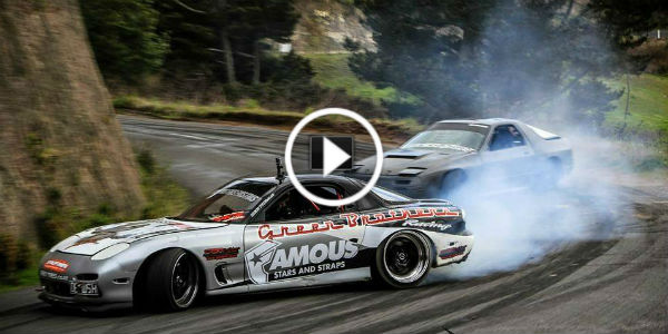Extreme Drift Hill Climb in a 500HP 13B Turbo RX7