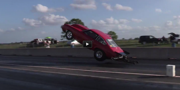 Biggest Wheelie bent bar