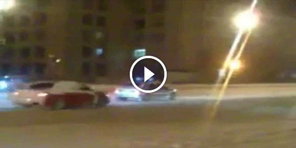 the police car drift
