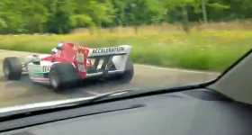 Run With Formula race car A1GP Race Car Through The Traffic 1