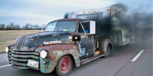 turbo diesel rat rod black smoke