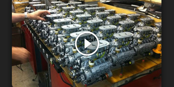 World's Smallest Blown 4-Stroke V8 Engine STINGER Stinger 609 Smallest Engine